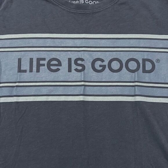 Life is Good Seam Stripes Crusher-LITE Tee Men’s Size M - Picture 3 of 6